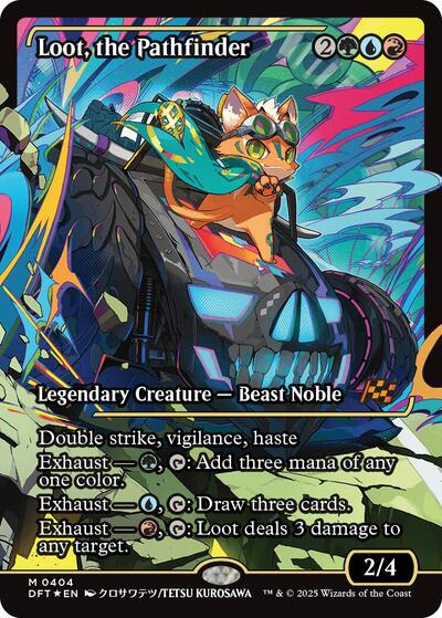 Loot, the Pathfinder (Showcase) (Aetherdrift) Near Mint Foil Japanese