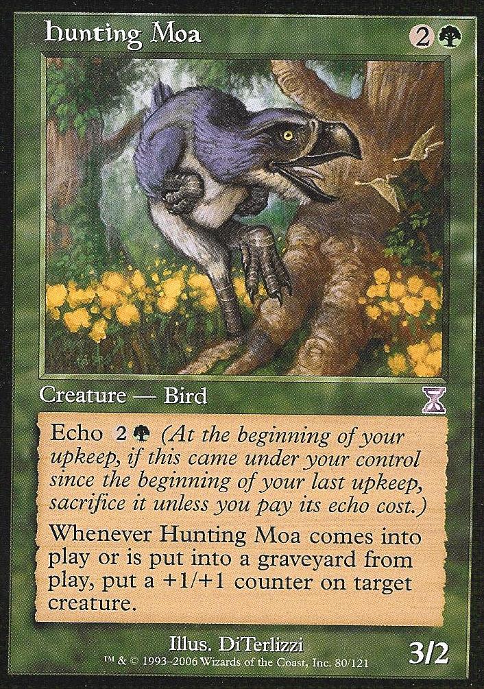 Hunting Moa (Time Spiral Time Shifted) Medium Play Foil