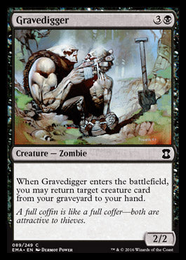 Gravedigger (Eternal Masters) Medium Play Foil