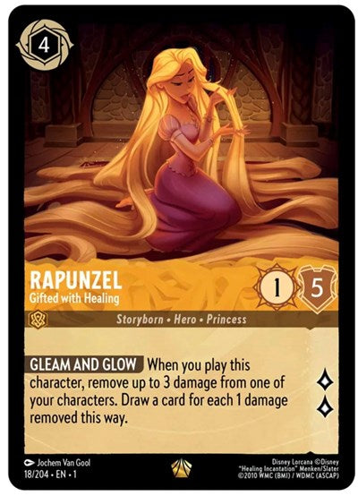 Rapunzel - Gifted with Healing (The First Chapter) Near Mint Cold Foil