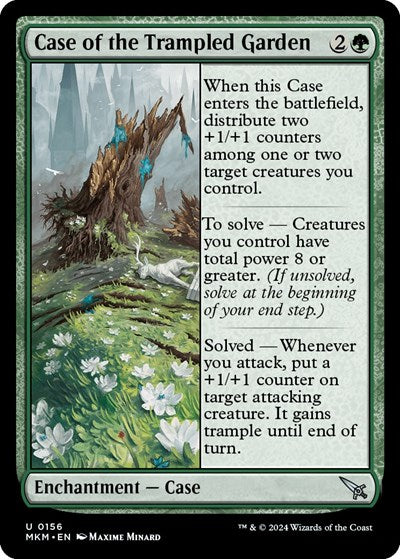 Case of the Trampled Garden (Murders at Karlov Manor) Light Play Foil