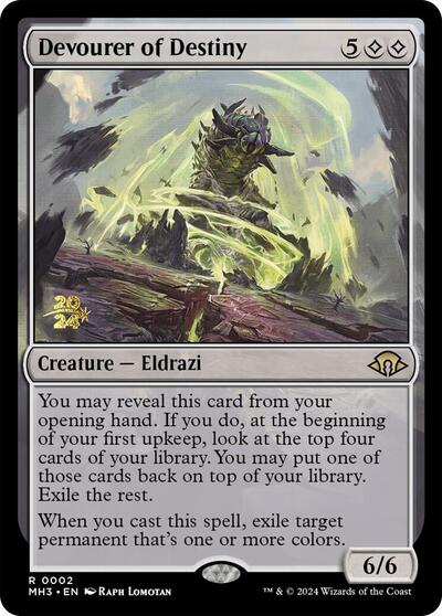Devourer of Destiny (Promos: Prerelease Cards) Medium Play Foil