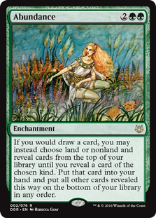 Abundance (Duel Decks: Nissa vs Ob Nixilis) Medium Play