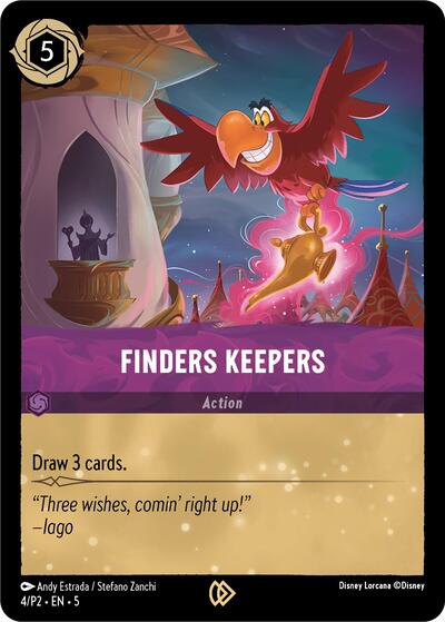Finders Keepers (Disney Lorcana Promo Cards) Near Mint Cold Foil
