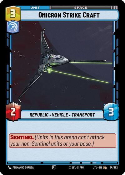 Omicron Strike Craft (Jump to Lightspeed) Near Mint