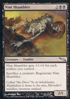 Nim Shambler (Mirrodin) Light Play Foil