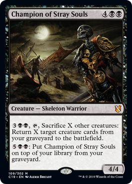 Champion of Stray Souls (Commander 2019) Damaged / Poor