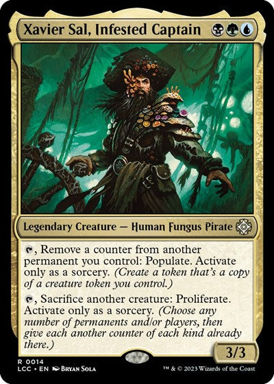 Xavier Sal, Infested Captain (Commander: The Lost Caverns of Ixalan) Near Mint