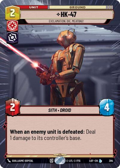 HK-47 Exclamation: Die, Meatbag! (Hyperspace) (Legends of the Force) Near Mint