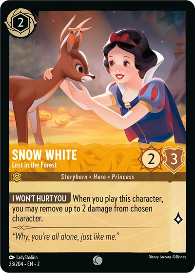 Snow White - Lost in the Forest (Rise of the Floodborn) Near Mint Cold Foil