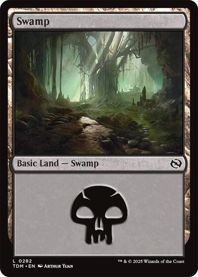 Swamp (0282) (Tarkir: Dragonstorm) Near Mint Foil