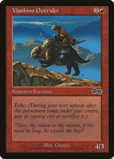 Viashino Outrider (Urza's Saga) Light Play