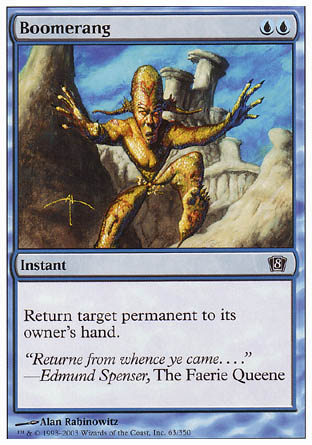 Boomerang (8th Edition) Heavy Play Foil