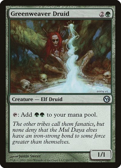 Greenweaver Druid (Duels of the Planeswalkers) Light Play