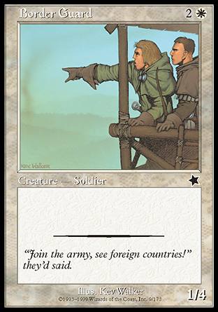 Border Guard (Starter 1999) Light Play