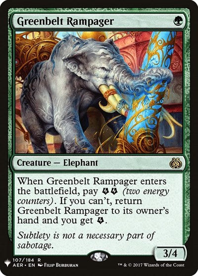 Greenbelt Rampager (Mystery Booster) Near Mint