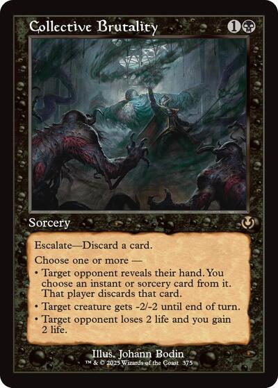 Collective Brutality (Retro Frame) (Innistrad Remastered) Near Mint