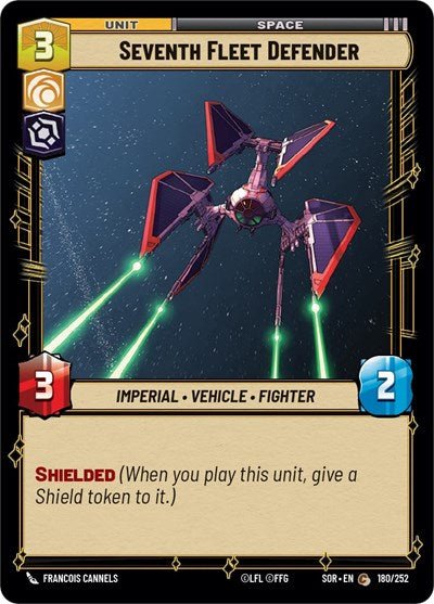 Seventh Fleet Defender (Spark of Rebellion) Near Mint Foil