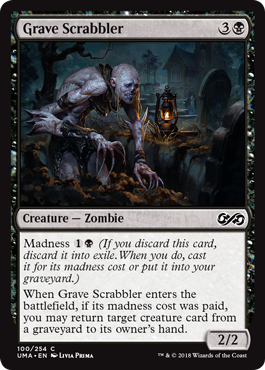 Grave Scrabbler (Ultimate Masters) Light Play Foil