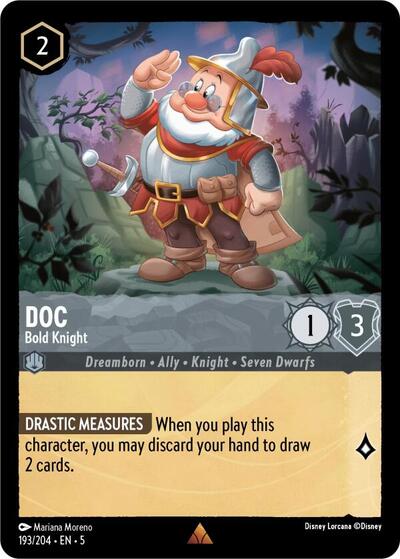 Doc - Bold Knight (Shimmering Skies) Near Mint Cold Foil