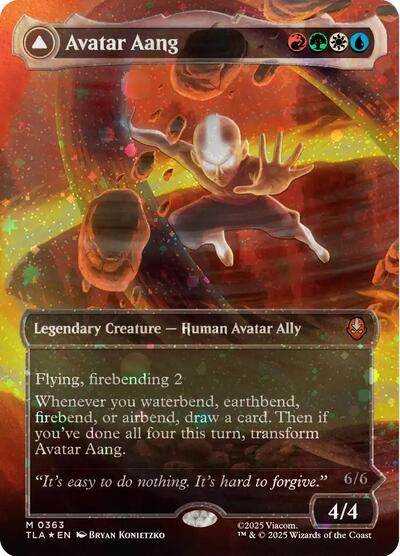Avatar Aang (Raised Foil) (Avatar: The Last Airbender) Near Mint Foil