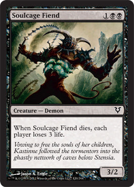 Soulcage Fiend (Avacyn Restored) Heavy Play Foil