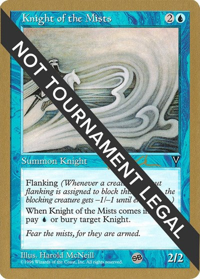 Knight of the Mists - 1997 Paul McCabe (VIS) (SB) (World Championship Decks) Light Play