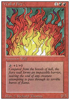 Wall of Fire (Revised) Medium Play