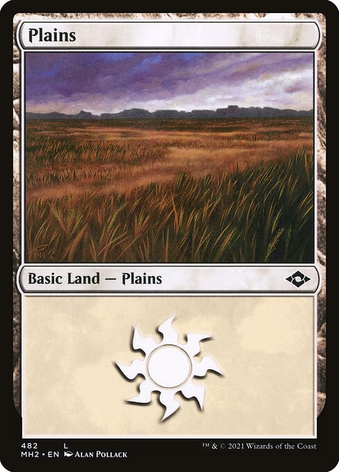Plains (482) (Foil Etched) (Modern Horizons 2) Near Mint Foil