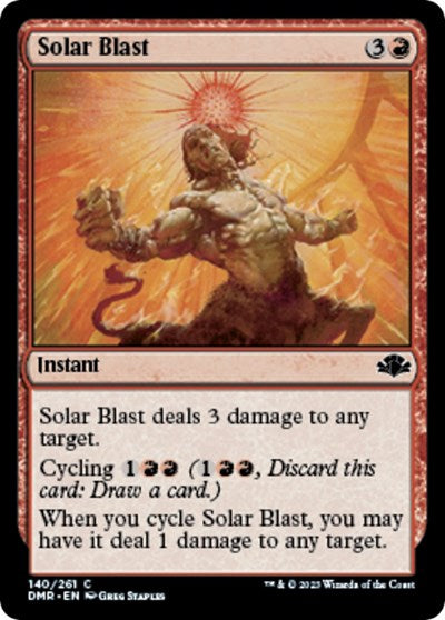 Solar Blast (Dominaria Remastered) Near Mint Foil