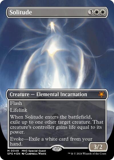Solitude (Borderless) (Textured Foil) (Special Guests) Near Mint Foil