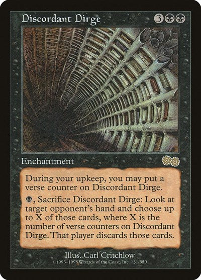 Discordant Dirge (Urza's Saga) Near Mint