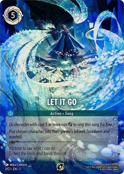 Let It Go (Disney Lorcana Promo Cards) Near Mint Holofoil