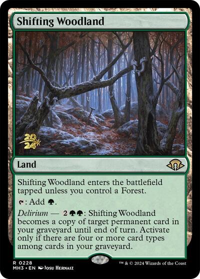 Shifting Woodland (Promos: Prerelease Cards) Light Play Foil