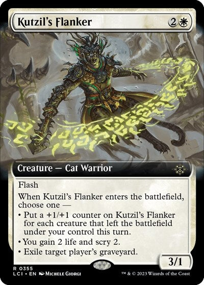 Kutzil's Flanker (Extended Art) (The Lost Caverns of Ixalan) Light Play