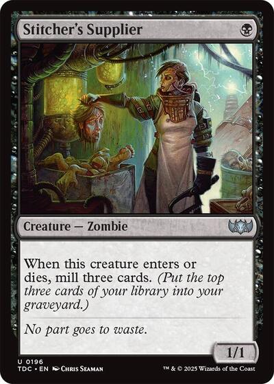 Stitcher's Supplier (Commander: Tarkir: Dragonstorm) Near Mint
