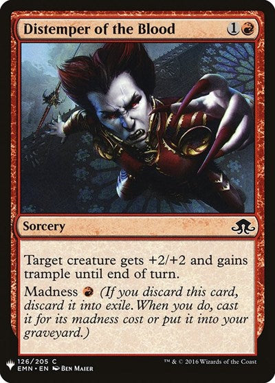 Distemper of the Blood (Mystery Booster) Near Mint