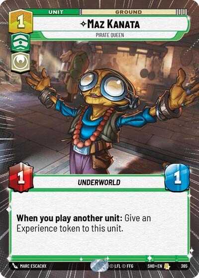 Maz Kanata Pirate Queen (Hyperspace) (Shadows of the Galaxy) Near Mint Foil