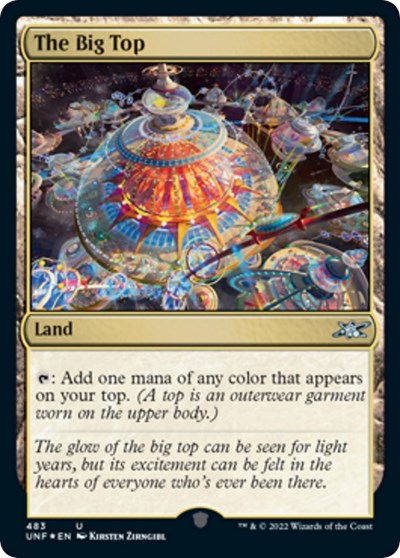 The Big Top (Galaxy Foil) (Unfinity) Near Mint Foil