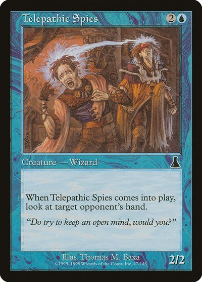 Telepathic Spies (Urza's Destiny) Heavy Play