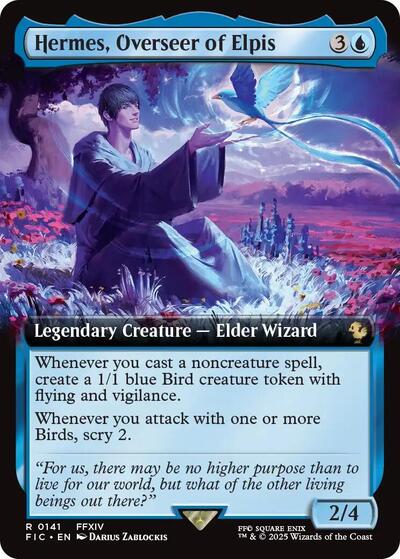 Hermes, Overseer of Elpis (Extended Art) (Commander: FINAL FANTASY) Near Mint Foil