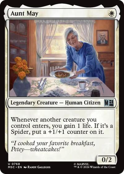 Aunt May|2|0|0.00