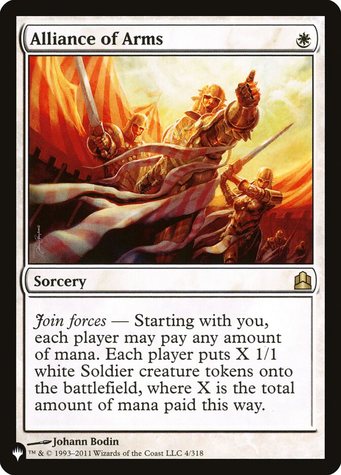 Alliance of Arms (The List) Near Mint
