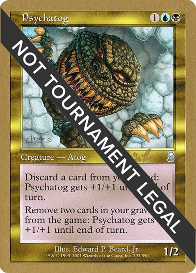 Psychatog - 2002 Carlos Romao (ODY) (World Championship Decks) Light Play