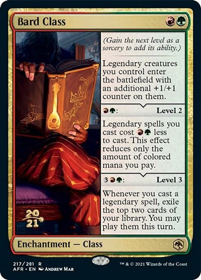 Bard Class (Promos: Prerelease Cards) Light Play Foil