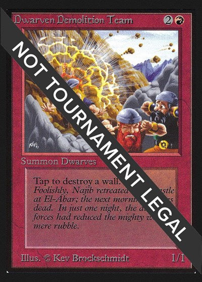 Dwarven Demolition Team (CE) (Collector's Edition) Near Mint