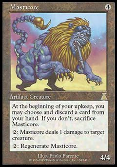 Masticore (Urza's Destiny) Light Play Foil