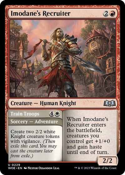 Imodane's Recruiter (Wilds of Eldraine) Light Play Foil