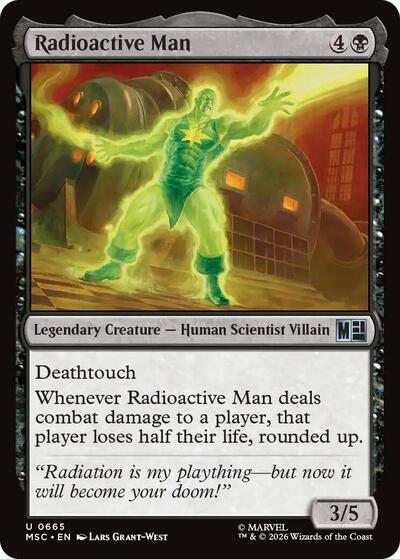 Radioactive Man (Commander: Marvel Super Heroes) Near Mint
