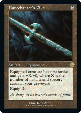 Runechanter's Pike (The Brothers' War: Retro Frame Artifacts) Medium Play